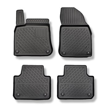 TPE Fußmatten Auto für Volkswagen Touareg III SUV (07.2018-2023) - schwarz Automatten Autoteppiche