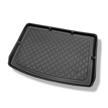 Kofferraumwanne für Volkswagen Golf Plus V 1K MPV (01.2005-2009) - Kofferraummatte rutschfest Schutzmatte - hintere Sitzreihe maximal nach hinten geschoben; obere Ladefläche