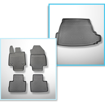 Set Kofferraumschale und angepasste Autoteppiche TPE für: Suzuki Across SUV (07.2020-....)