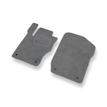 Fußmatten Auto für Mercedes-Benz M Klasse W164 SUV (2005-2011) - Premium Velours graue Automatten Autoteppiche