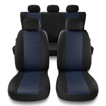 Universal Sitzbezüge Auto für Peugeot 508 I, II (2011-....) - Autositzbezüge Schonbezüge für Autositze - PF-BL