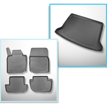 Set Kofferraumschale und angepasste Autoteppiche TPE für: Mazda MX-30 SUV (09.2020-....)