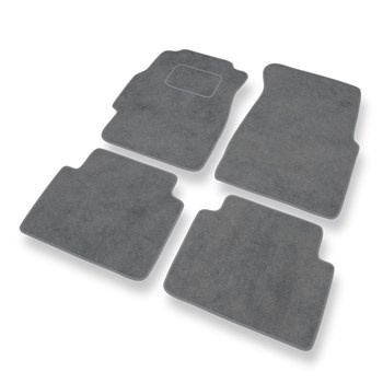 Fußmatten Auto für Honda Civic VI Aerodeck, Coupé, Hatchback, Limousine (1996-2000) 3 türig, 4 türig - Premium Velours graue Automatten Autoteppiche