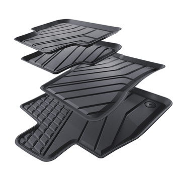 TPE Fußmatten Auto für Cupra Formentor Crossover (2024-....) - schwarz Automatten Autoteppiche