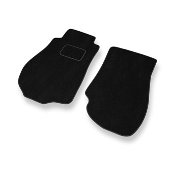Fußmatten Auto für Nissan 350Z Coupé, Roadster (2003-2009) - Premium Velours schwarze Automatten Autoteppiche