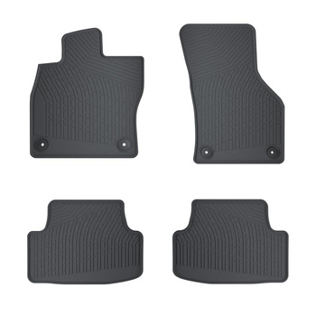 TPE Fußmatten Auto für Audi A3 8V Hatchback, Sportback, Limousine (08.2012-03.2020) - schwarz Automatten Autoteppiche