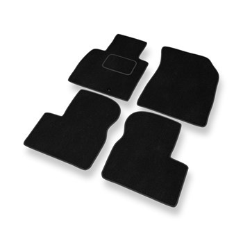 Fußmatten Auto für Nissan Micra IV Hatchback (2010-2016) - Premium Velours Automatten Autoteppiche