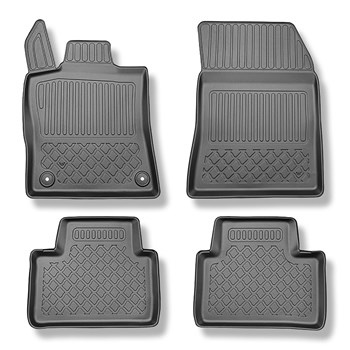 TPE Fußmatten Auto für Peugeot 308 III SW (12.2021-....) - schwarz Automatten Autoteppiche - auch für Plug-in Hybrid