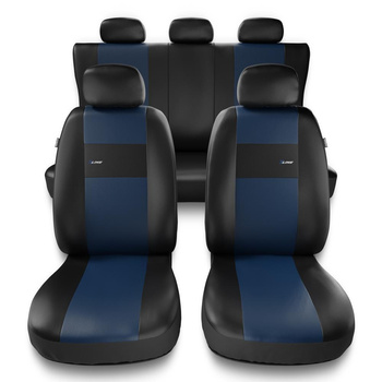 Universal Sitzbezüge Auto für Peugeot 207 (2006-2013) - Autositzbezüge Schonbezüge für Autositze - XL-BL