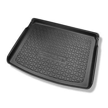 Kofferraumwanne für Jeep Compass II MP SUV (08.2017-....) - Kofferraummatte rutschfest Schutzmatte - mit Varioboden; auf untere und obere Ladefläche; nicht fuer Plug-in Hybrid