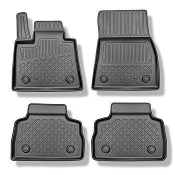 TPE Fußmatten Auto für BMW X6 G06 SAC (11.2019-....) - schwarz Automatten Autoteppiche