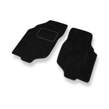 Fußmatten Auto für Rover 25 Hatchback (2000-2005) - Premium Velours schwarze Automatten Autoteppiche