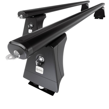 Aluminium-Dachträger für Peugeot Boxer III Reisebus (2014-....) - Montagepunkte - schwarz Dachträger Dachgepäckträger