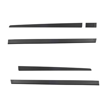 Schwarze Auto Seitenschutzleisten Mercedes-Benz Vito Van (2014-....)