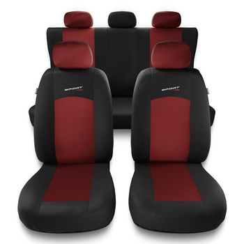 Universal Sitzbezüge Auto für Peugeot 407 (2004-2011) - Autositzbezüge Schonbezüge für Autositze - S-RD