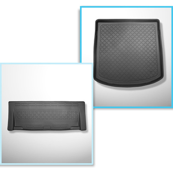 Set Kofferraumschale und angepasste Autoteppiche TPE für: Volkswagen Touran I 1T MPV (03.2003-08.2015) - 5 Sitze