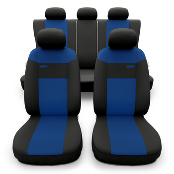 Universal Sitzbezüge Auto für Audi A3 8L, 8P, 8V, 8Y (1996-....) - Autositzbezüge Schonbezüge für Autositze - RSL-BL