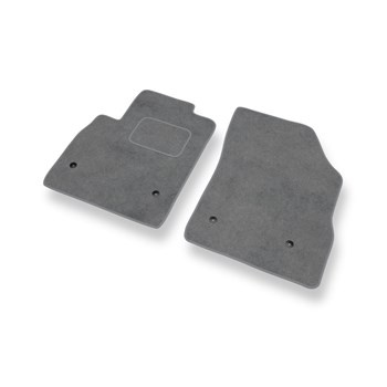 Fußmatten Auto für Opel Astra K Hatchback, Sports Tourer (2015-2022) - Premium Velours graue Automatten Autoteppiche