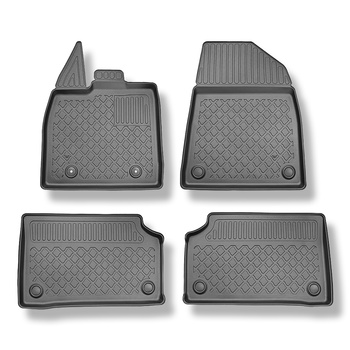 TPE Fußmatten Auto für BYD Dolphin Hatchback (10.2023-....) - schwarz Automatten Autoteppiche