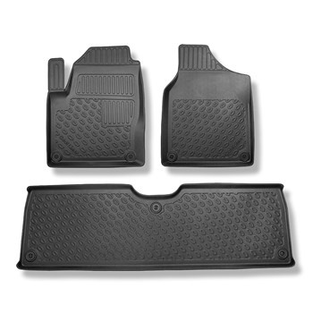 TPE Fußmatten Auto für Ford Galaxy I MPV (1995-05.2006) - schwarz Automatten Autoteppiche - 5 oder 7 Sitze; ohne dritte Sitzreihe