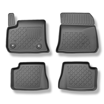 TPE Fußmatten Auto für Fiat 600e Hatchback (09.2023-....) - schwarz Automatten Autoteppiche