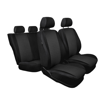 Maßgeschneiderte Sitzbezüge Auto für Hyundai i30 CW, Hatchback (2007-2012) - Autositzbezüge Schonbezüge für Autositze - schwarz