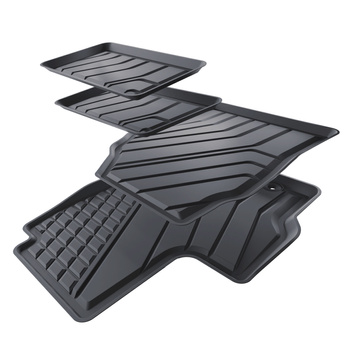 TPE Fußmatten Auto für Toyota Yaris Cross Crossover (2020-....) - schwarz Automatten Autoteppiche