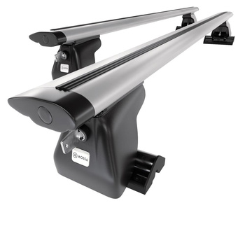 Aluminium-Dachträger für Opel Vivaro A (2001-2006) - silbern Dachträger Dachgepäckträger - Montagepunkte