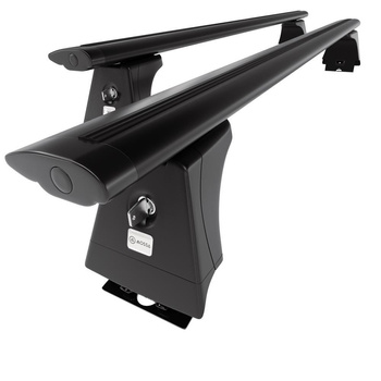 Aluminium-Dachträger für Citroen Jumper I (1996-2005) - schwarz Dachträger Dachgepäckträger - Montagepunkte