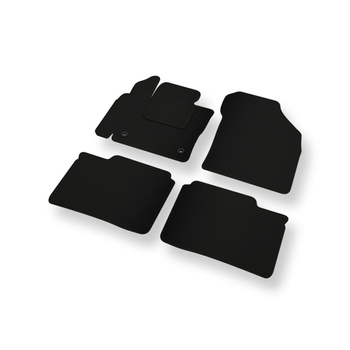 Fußmatten Auto für Suzuki Ignis III Crossover (2017-....) - schwarze Automatten Autoteppiche