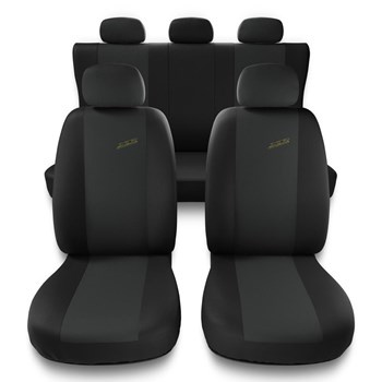 Universal Sitzbezüge Auto für Peugeot 206 (1998-2012) - Autositzbezüge Schonbezüge für Autositze - X.R-G1