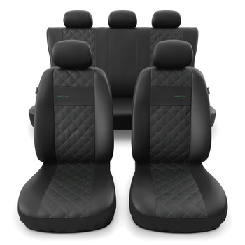 Universal Sitzbezüge Auto für Alfa Romeo 147 (2000-2010) - Autositzbezüge Schonbezüge für Autositze - PRF-GR