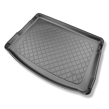 Kofferraumwanne für Seat Leon IV Hatchback (03.2020-....) - Kofferraummatte rutschfest Schutzmatte - obere Ladefläche; auch für Hybriden