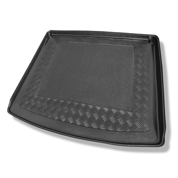 Kofferraumwanne für Volkswagen Caddy Life Mixt, Comfortline Mixt, Trendline Mixt Kombi (2004-10.2020) - Kofferraummatte rutschfest Schutzmatte - 5 Sitze; Schallschutz an den Wänden des Gepäckraums; mit Gitter hinter der 2. Sitzreihe