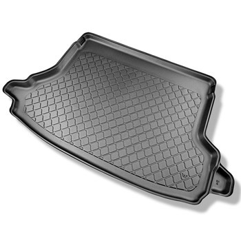 Kofferraumwanne für Subaru Forester V SK e-Boxer SUV (06.2019-10.2024) - Kofferraummatte rutschfest Schutzmatte - mit / ohne Subwoofer; Möglichkeit, die richtige Aussparung abzuschneiden