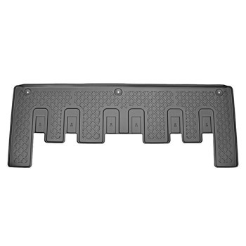 TPE Fußmatten Auto für Ford Tourneo Custom Van (01.2013-2023) - schwarz Automatten Autoteppiche - mit Schaltung und Automatikgetriebe; voll hinten 2. Reihe