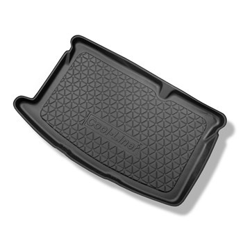 Kofferraumwanne für Mazda 2 II DE Hatchback (09.2007-01.2015) - Kofferraummatte rutschfest Schutzmatte - mit Not-Reserverad oder Reparaturset