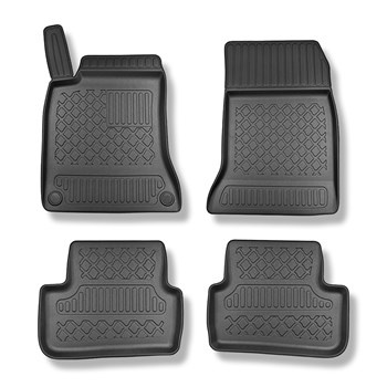 TPE Fußmatten Auto für Mercedes-Benz CLA C117 Coupé (03.2013-03.2019) - schwarz Automatten Autoteppiche