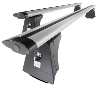 Aluminium-Dachträger für Toyota Avensis mk III (2009-2019) - silbern Dachträger Dachgepäckträger - Montagepunkte