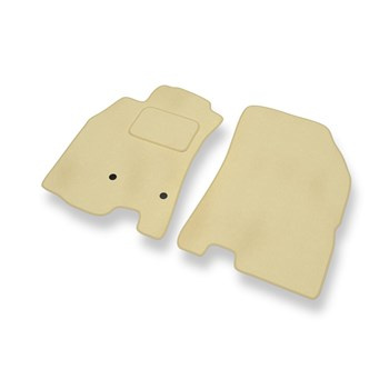 Fußmatten Auto für Renault Megane III Coupé, Grandtour, Hatchback (2008-2016) - Premium Velours beige Automatten Autoteppiche