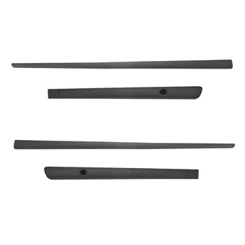 Schwarze Auto Seitenschutzleisten Alfa Romeo 147 Hatchback (2000-2010) - (Länge: 984mm; 670mm)