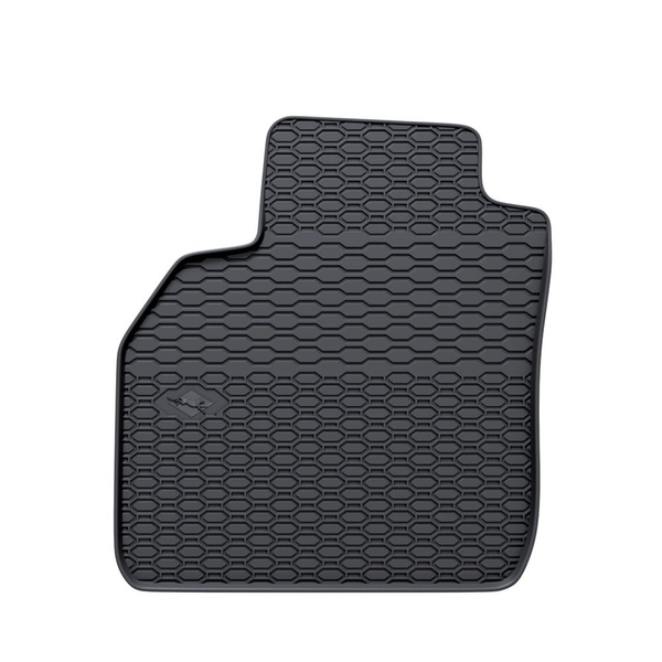 Gummifußmatten Auto für Renault Scenic II MPV (2003-2009) - Gummimatten Gummi Fußmatten - schwarz - 3 Stk.