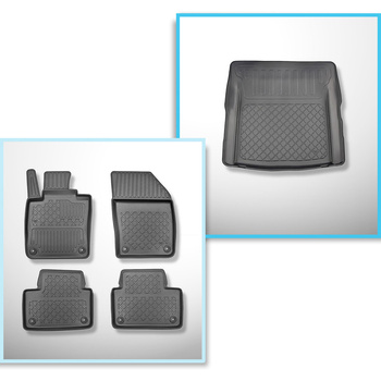 Set Kofferraumschale und angepasste Autoteppiche TPE für: Volvo S60 III Limousin