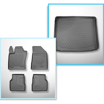 Set Kofferraumschale und angepasste Autoteppiche TPE für: Alfa Romeo Tonale 965 