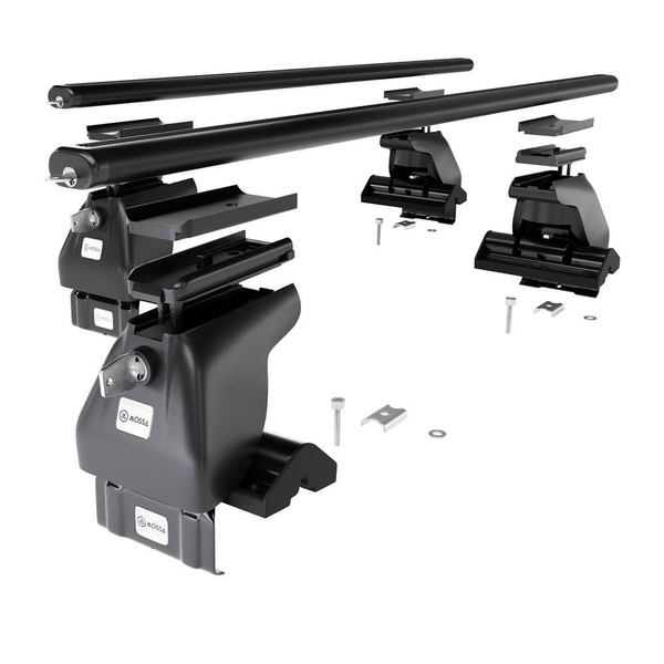 Aluminium-Dachträger für Hyundai Getz (2002-2004) - schwarz Dachträger Dachgepäckträger - ohne Montagelemente