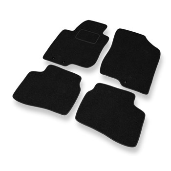 Fußmatten Auto für Kia Ceed I Hatchback, Kombi (2006-2012) - schwarze Automatten