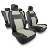 Universal Sitzbezüge Auto für Peugeot 207 (2006-2013) - Autositzbezüge Schonbezüge für Autositze - XL-BE