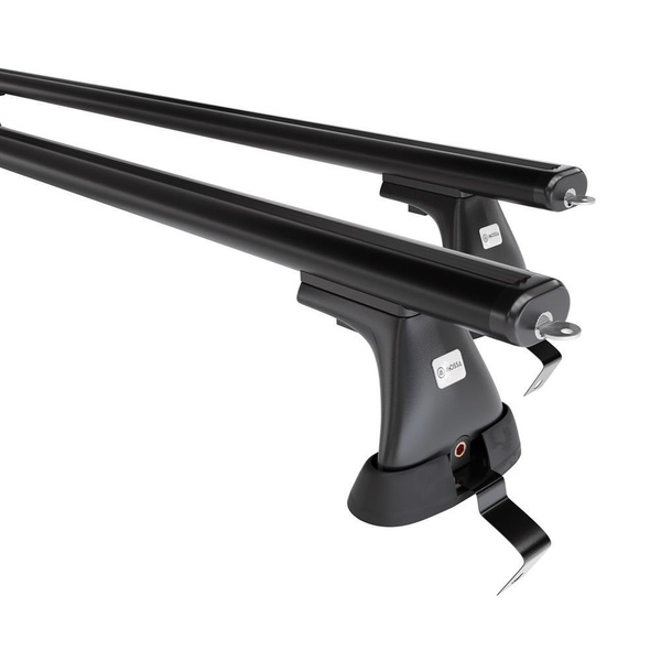 Aluminium-Dachträger für Renault Clio mk IV (2013-2019) - schwarz Dachträger Dachgepäckträger - ohne Montagelemente