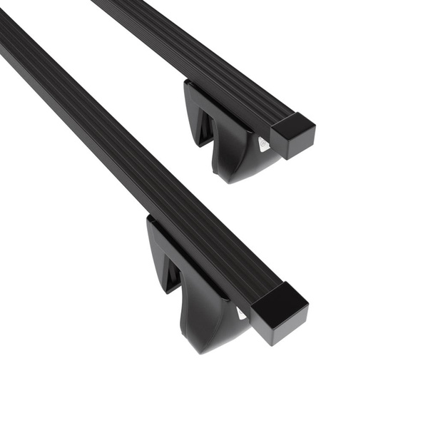 Stahl-Dachträger für BMW 5er E61 (2004-2009) - schwarz Dachträger Dachgepäckträger - Reling