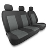 Universal Sitzbezüge Auto für Volkswagen Transporter III, IV, V, VI, VII (1996-....) – Vordersitze Autositzbezüge Schonbezüge – BE-2